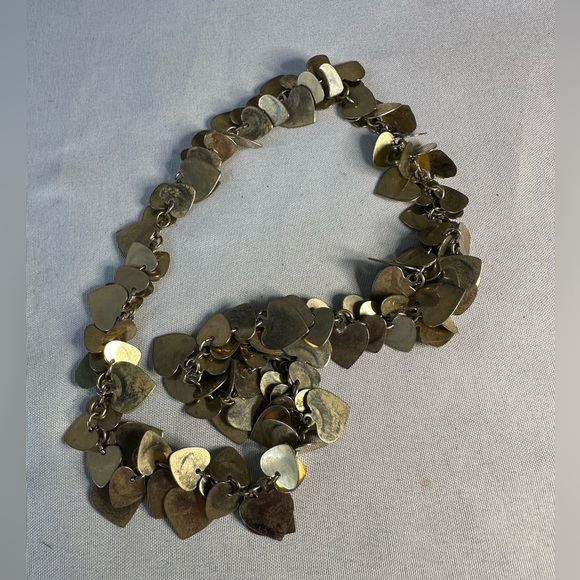 Group of three goldtone neutral style necklaces LOFT and vintage - Picture 8 of 8